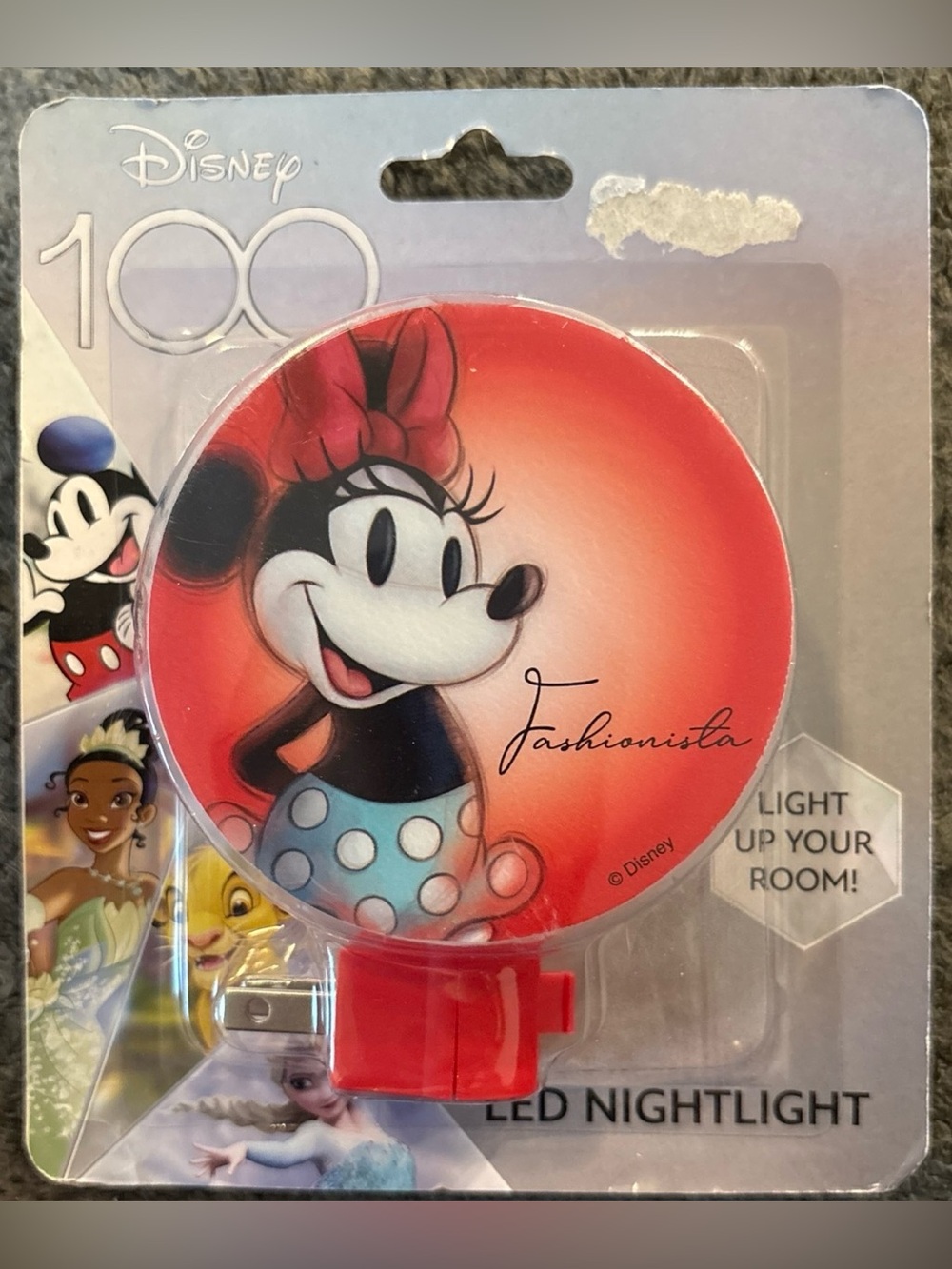Disney LED Nightlight Featuring Mickey Mouse Magic 100th Anniversary Special NEW